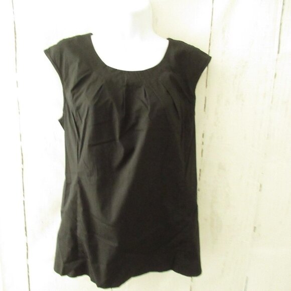 Ann Taylor Tops - Ann Taylor Top 6 S M Black Stretch Sleeveless